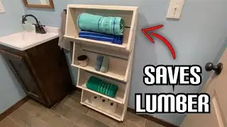 The "LUMBER SAVING" Shelf (EASY to Build)