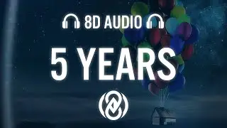 Hoang - 5 Years feat. Dia Frampton (Lyrics) | 8D Audio 🎧