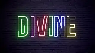 Glowing Neon Text Intro In Kinemaster | Android | Tutorial 2021🔥