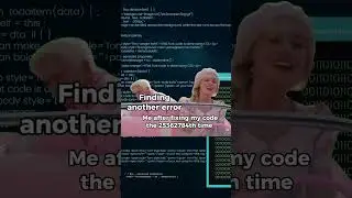 My code has oppenhaimer vibes. Boom 🎇 an error 😵‍💫