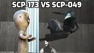 SCP-173 VS SCP-049 [SFM]