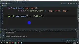 How to Create the HTML string with tags around the word in Python