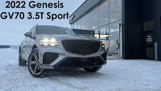 2022 Genesis GV70 3.5T Sport- Walkaround, Interior and Exterior Details