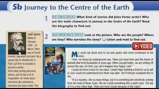 Excel 9 grade , 5 b, Jules Verne, A journey to the centre of the Earth p. 56