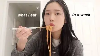 what i eat in a school week (korean food + realistic)