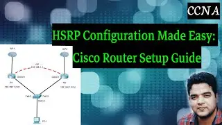 HSRP Configuration Simplified: Easy Steps to Implement High Availability with Cisco HSRP