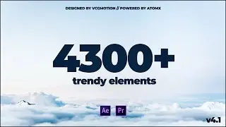 4300+ Trendy Graphics Pack for Adobe After Effects And Premiere Pro