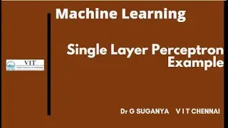 Single Layer Perceptron Solved Example