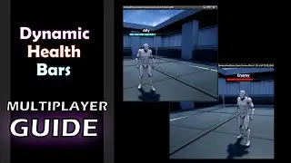 UE4 / UE5 - Dynamic Health Bars (multiplayer setup)