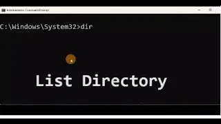 how to list directory in cmd