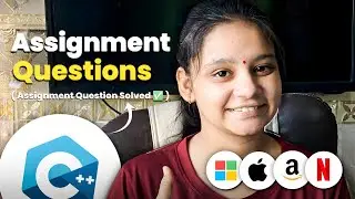 C++ Practice Assignment Questions & Solutions 🚀 From Beginner to Advanced