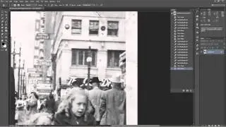 Photoshop: Repairing An Olde Image