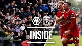 INSIDE: Boss away end footage from comeback win! | Wolves 1-3 Liverpool