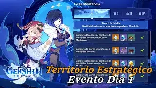 Genshin Impact Gameplay - Territorio Estratégico Evento Dia 1 en Español