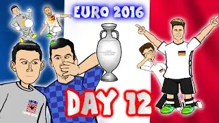 DAY 12! Euro 2016 (Croatia vs Spain 2-1 Ramos penalty)(Northern Ireland vs Germany 0-1)