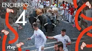 CUARTO ENCIERRO de San Fermín 2022 | Toros de La Palmosilla