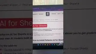 Predict data using AI in Google sheets