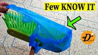 Put A BAG On Your Broom And See What Happens 😮 (Amazing Trick)