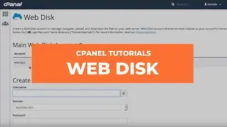 cPanel Tutorials - Web Disk