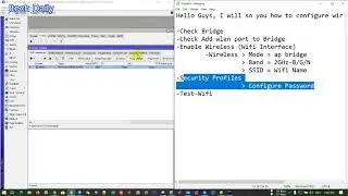 How to configure wifi on Mikrotik Router​ 100%​ Working