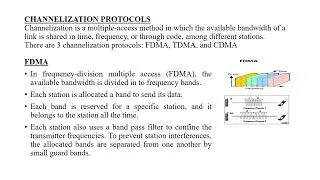 Channelization Protocols | Computer Networks, Mrs. K. Padmapriya, AP/CSE, RMDEC