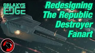 Modeling  The Galaxy's Edge Republic Destroyer 2021