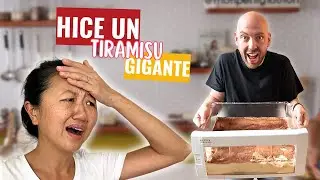 Hago un Tiramisu Gigante para mi marido! |  Tiramisu Recipe | Karina Gao