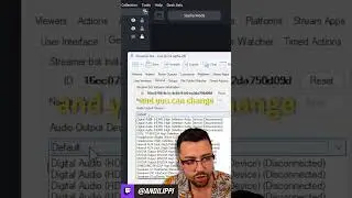 Streamer Bot Audio Output Tip