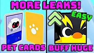 😊 PET CARDS + BUFF ELEMENTAL HUGES AND MORE NEW LEAKS IN PET SIMULATOR 99 and PETS GO