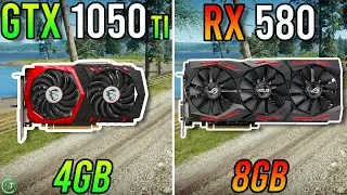 GTX 1050 Ti vs RX 580 8GB - Big Difference?