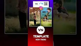 Vn trending template qr code || maine usse itna dekha jitna dekha ja sakta tha 