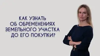 Как узнать об обременениях и ограничениях по использованию земельного участка до его покупки?