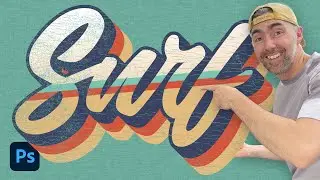 Retro Striped Text Effect Photoshop Tutorial (+FREE Textures)