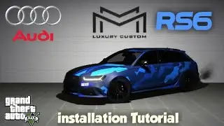 Audi RS6 mod installing in gta5 | Audi RS6 [Add-On/FiveM|Template|ABT] | Gamebank