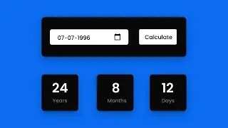 Age Calculator | Javascript Project With Source Code