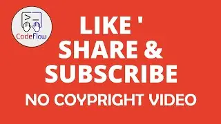 Like Share Subscribe Intros No Copyright Video