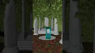 Everything I created using #Blender for the environment, Compositing with #Aftereffects