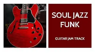 Soul Jazz Funk Guitar Backing Track in F Mixolydian