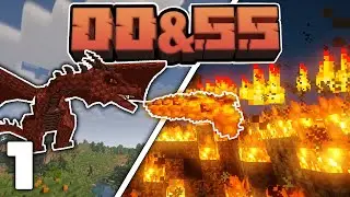 [LP. DD&SS] #1 СРАЗУ ДРАКОН?!?(Майнкрафт выживание с модами ice and fire Tinkers' Construct botania)