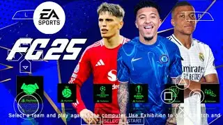 EA SPORTS FC 25 PPSSPP CAMERA PS5 UPDATE UCL 2024-25 NEW KITS REAL FACES NEW TRANSFERS BEST GRAPHICS