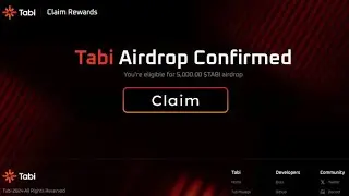 Tabi airdrop, how to do Tabi airdrop