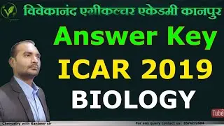 ICAR biology question paper 2019 || CAR biology previous year question paper || icar ug 2019 paper