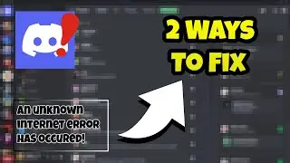 "an unknown network error has occured" Discord Fix| fighter x official yt