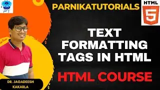 #4 HTML Text Formatting Tags Tutorial | HTML Tutorial 2023 | Learn HTML With Parnika Tutorials