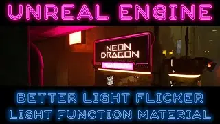 Unreal Engine 5/4 - Better Light Function Material For A Wider Variety Of Lights.