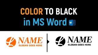 color to black in ms word