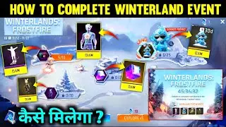 How to Complete Winterland Frostfire Event | Free Emote kaise Milega | Free Fire Winterland Event