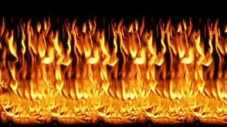 TV Fireplace Silent Fire Background Animated Wallpaper