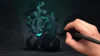 DARK SHADOW - Dungeon Knight Card Game Illustration