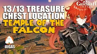 ALL Temple of the Falcon Chest Location Guide (13/13 Treasure Chest) | Genshin Impact